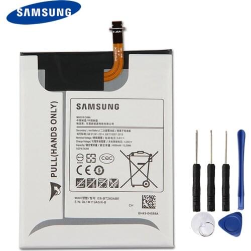 Original Replacement Tablet Battery EB-BT280ABE For Samsung GALAXY Tab A 7.0 T285 SM-T280 Authentic Rechargeable Battery 4000mAh