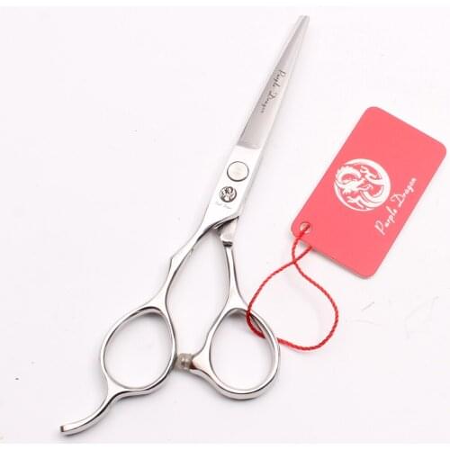 Z8000 5.5" 16cm Left-Hand Purple Dragon Hairdressing Scissors Barber Scissors Cutting Scissors Thinning Shears Hair Scissors Set