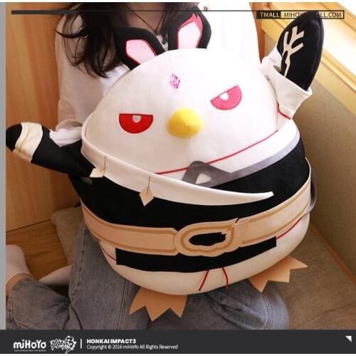 Anime Honkai Impact 3 Herrscher of Sentience Cute Chicken Plush Stuffed Doll Dango Toys Throw Pillow Cosplay Props Cushion Gifts
