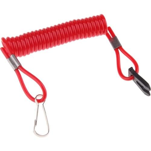 Outboard Engine Motor Kill Stop Switch Tether Cord Lanyard for Suzuki