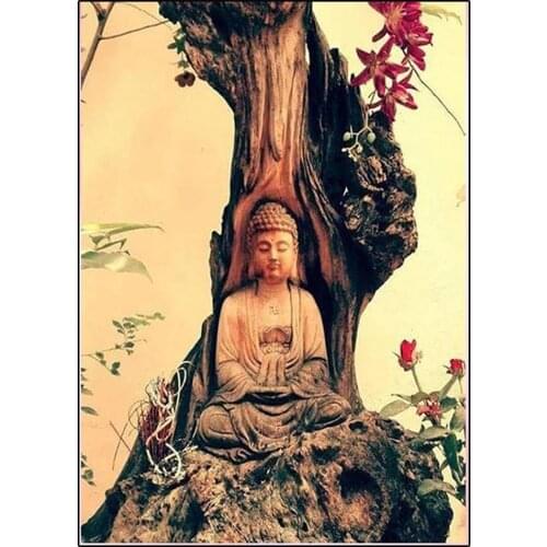 Modern Decor Buddha Diamond Painting Full Square Drill stickers Diamond Mosaic Portrait Round Diamond Embroidery Cross Stitch