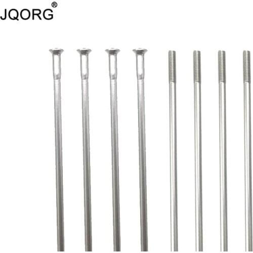 12 Pieces A Lot Pillar PSR14 Diameter 2.0mm Straight Pull Mountain Bike Spokes Sliver Color T302 Stainless Steel Bicycle Spokes