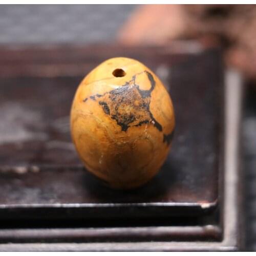 No.2117K11 Big Treasure Talisman Magic Energy For Healing Tibetan old Agate Natural Eyes Meng dZi Bead Amulet timestown
