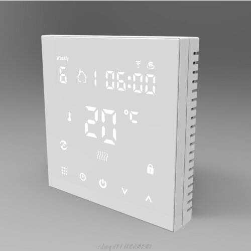 Wifi Underfloor Room Thermostat Water Gas Boiler Electric Floor Heating APP Remote Touch Screen Temperature M12 21 Dropship