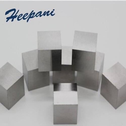 High purity tungsten ingot 10x10x10mm, 15X15X15mm, 20X20X20mm, 25X25x25mm, 30x30x30mm customize W tungsten cube for research