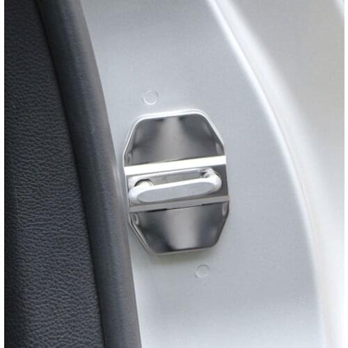 Foal Burning Car Interior Door Lock Protection Cover Sticker for Jeep Compass Renegade 2016 2017 2018 Parts