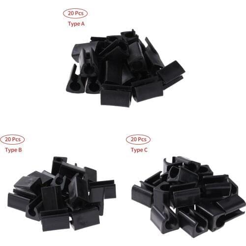 20Pc U Shape Legs Clamps Plastic Feet Pads Anti Slip Table Lounge Chair Retainer Mats Floor Protector Furniture Legs Clip Covers