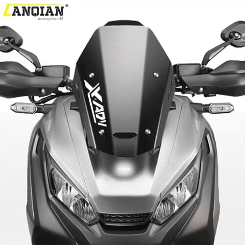 Motorcycle Accessories CNC Front Windshield Windproof Wind Deflectors For Honda XADV 750 2018 2019 XADV750 Motorbike Windscreens