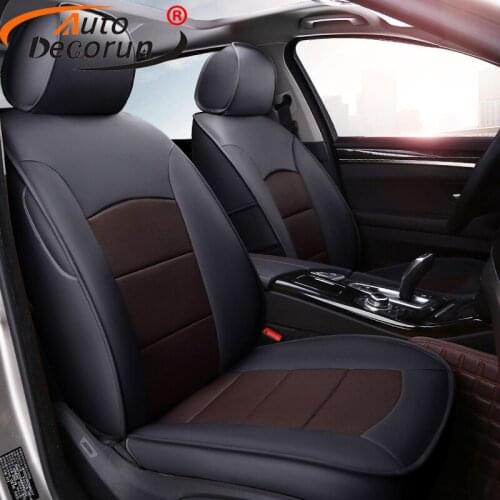 AutoDecorun Genuine Leather Cover Seat for BMW 6 Series GT 2018 Automobiles Seat Covers Accessories Car Seats Protector Full Set