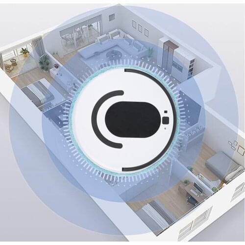 Automatic Robot Vacuum Mopping Wiping Robotic Cleaner USB Rechargeable Floor Mop Broom Machine