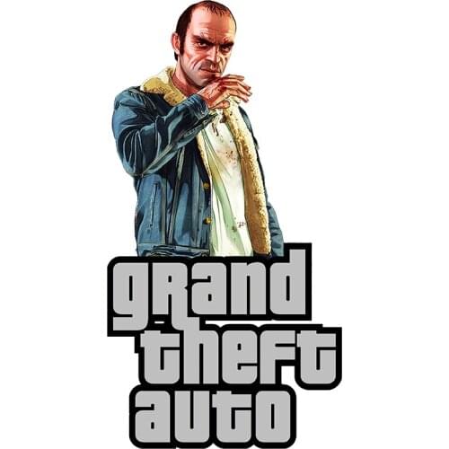 RuleMylife GTA Grand Theft Auto SAN ANDREAS Logo Vinyl Car Stickers For Bmw 46 Bmw e90 Passat b6 Automobile Car Accessories