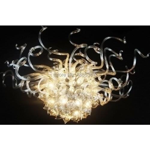 Free Shipping Villa Lighting French Crystal Antique Glass Contemporary Chandelier