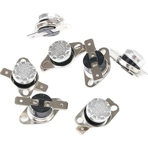 5pcs/lot Bimetal thermostat KSD301 40C~160C Temperature Switch 40C 50C 60C 70C 80C 90C 100C 110C 120C 130C 140C 160C Degree