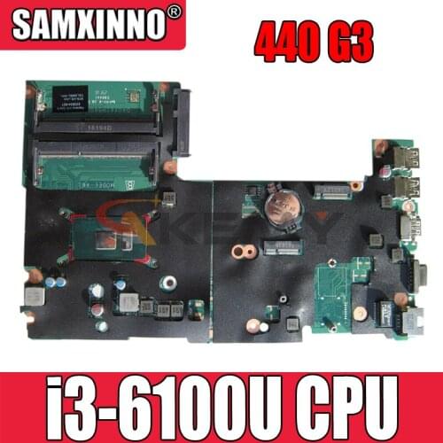 Genuine 830935-001 For HP ProBook 430 440 G3 Motherboard i3-6100U 830935-601 DA0X61MB6G0 100% Tested Good