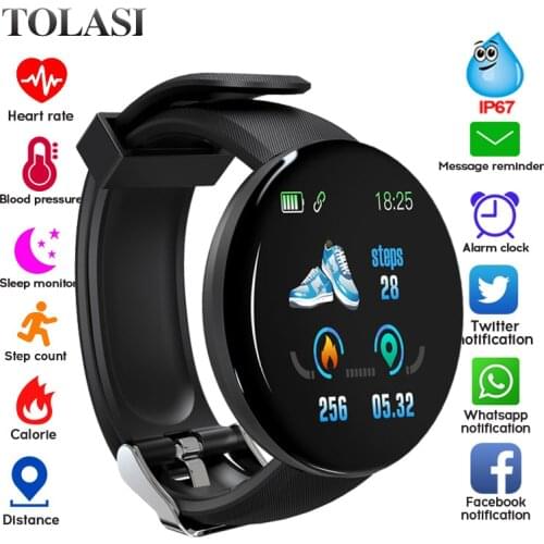 2021 New Bluetooth Smart Watch Men Blood Pressure Round Smartwatch Women Watch Waterproof Sport Tracker WhatsApp For Android Ios