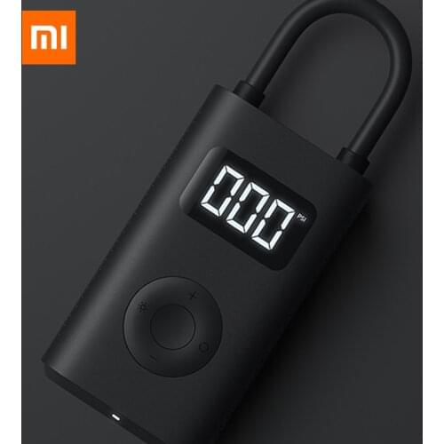 Original Xiaomi Mijia Inflator Smart Tire Pressure Tester Pump Portable Bicycle Car Inflatable Tube Basketball Electric Pump