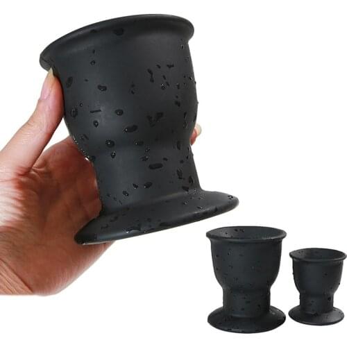 Hollow Anal Plug Anus Speculum Large Butt Plug Silicone Anal Expansion Device Treatment Prostate Massager Sex Shop For Men Women