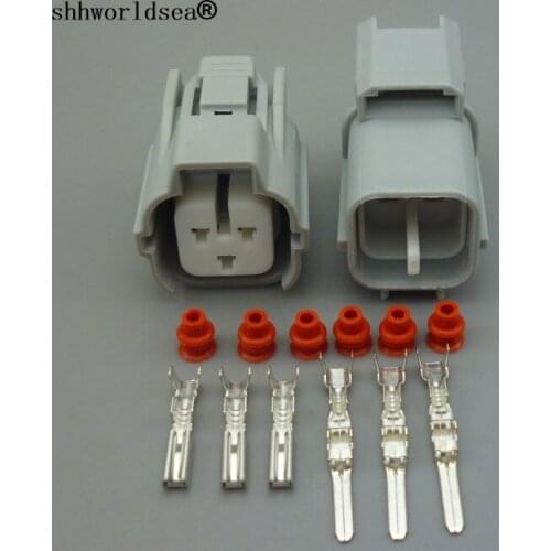 Shhworldsea 3 pin 2.0mm 6189-0131 3 Pin Female And Male Auto Car Connector Automotive Plug Camshaft Sensor Socket For Toyota