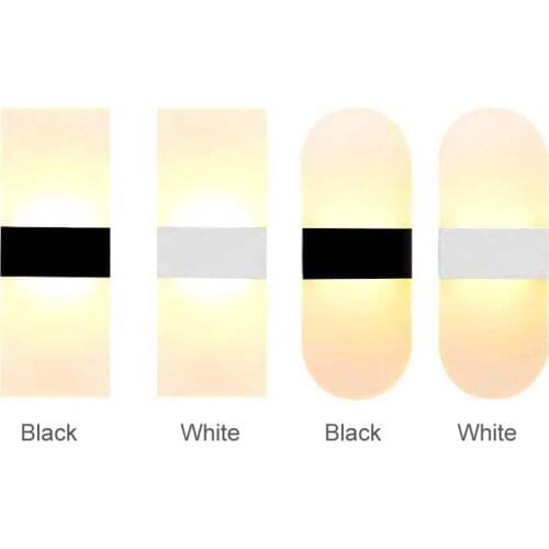 Modern Indoor decorations Bedside wall light LED wall lights Bedroom lights black white 3W 6W 85-265V 50-60HZ corridor aisle