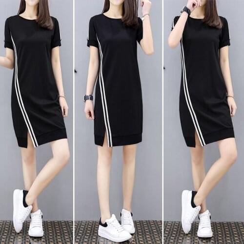 VOGLUSTRE Summer Dresses With Sleeves
