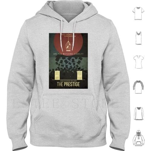 Are You Watching Closely ? Hoodies The Prestige Film Movie Christopher Nolan Christian Bale Hugh Jackman