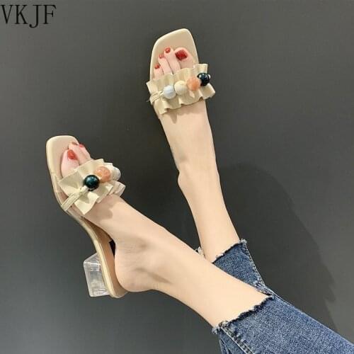 2021 Summer Women Flip Flops Party Lady Footwear Jelly Women Shoes Open Toe Sandals