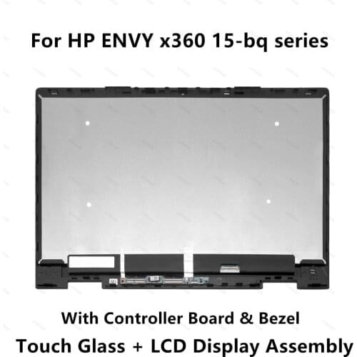 15.6'' LCD Display Screen Touch Glass Digitizer Assembly For HP ENVY x360 15-bq051na 15-bq101na 15-bq101ng 15-bq102ng 15-bq015nd
