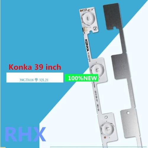 10piece/lot FOR Konka 39 inch LED LCD backlight TV light bar KL39GT618 35017988 6V 307MM 100%NEW