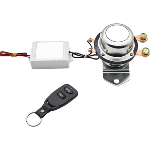 12V Car Wireless Remote Control Battery Disconnect Switch Auto Bus Yacht Battery Isolator Disconnect Relay