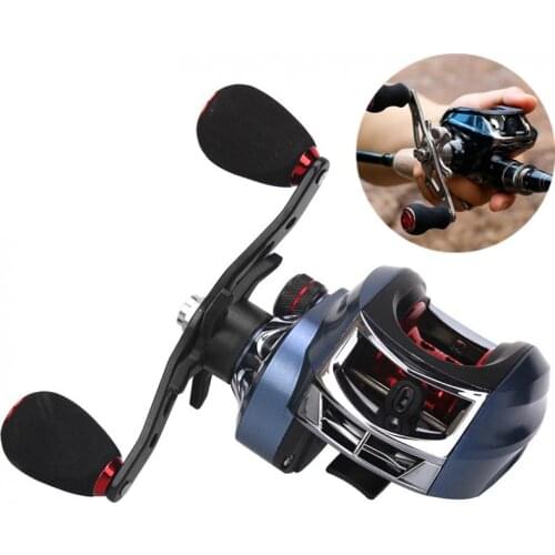17+1BB Fishing Reels High Speed 7.2:1 Gear Ratio Fishing Bait Casting Reel with Right Left Hand Optional