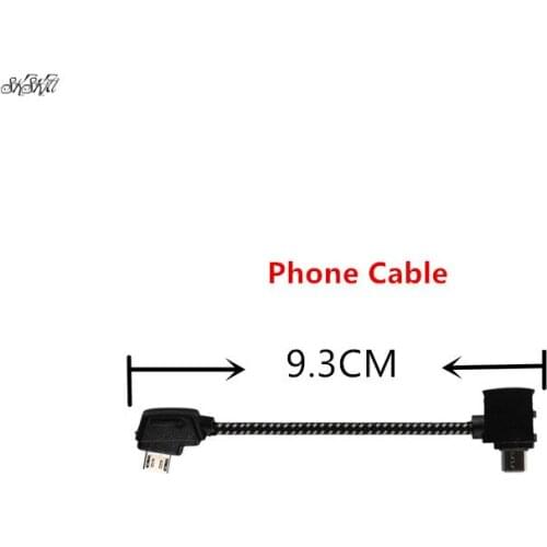 20 pcs Remote Control cable Phone Data Line type-c Micro port for dji mavic mini / air / pro 1/ spark /mavic 2 pro & zoom drone