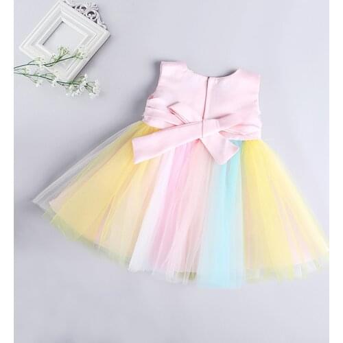 2021 Summer baby Girls Party Dress Elegant princess Costume Wedding Dresses For Girls Vestidos fantasia infant clothes Cute Girl