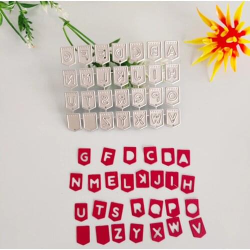 26 letter cutting die 2020 new knife die metal cutting die art paper jam DIY decoration