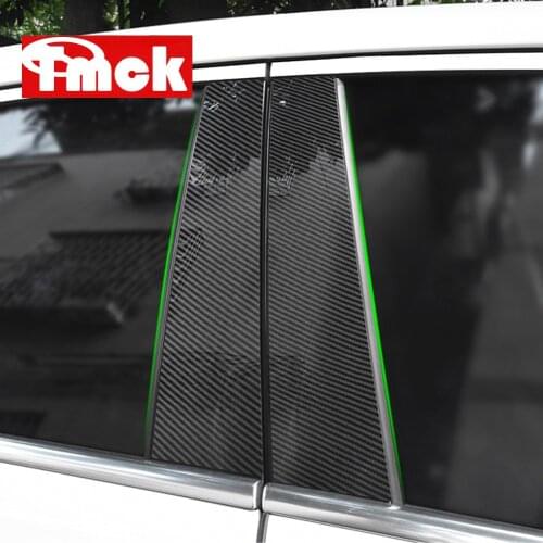 6PCS For Mercedes Benz A Class W177 A180 A200 A220 A250 2019+ Car Accessories Window B C Middle Column Pillar Strip Trim Sticker