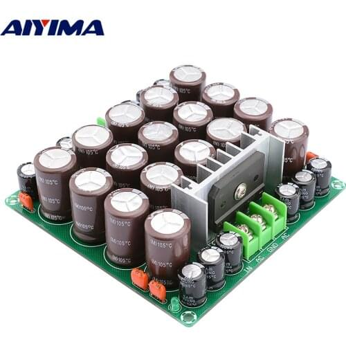AIYIMA Rectifier Filter Preamplifier Power Supply Audio Rectifier Board 25A 2200uF 35V High Power Current DIY For Home Theater