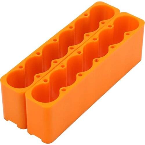 Battery Station, 2PCS Industrial Plastic Adjustable Battery Storage,18650 Battery Pack Spot Welding Fixing Clamp