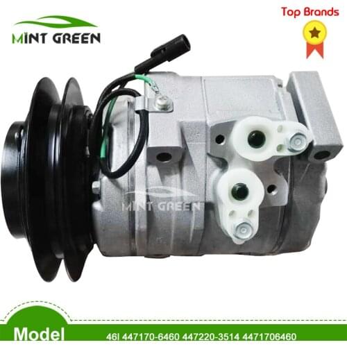 Auto air compressor 10s15c ac compressor For Hino Dyna 4500 46l 447170-6460 447220-3514 4471706460 4472203514 12v or 24v