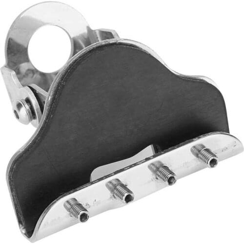 Car Antenna Bracket 0.3in Car Radio Antenna Bracket 360 Degree Adjustable 0.6in Mounting Hole Stainless Steel Clamp