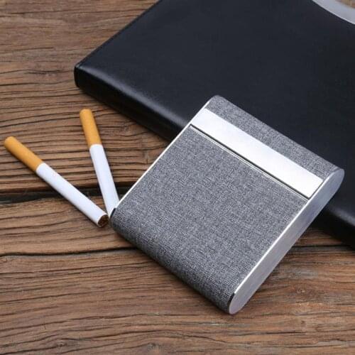 Hold 20 Cigarettes Case Cover Creative Folio Cigarette Case Smoking Box Portable Cigarette Holder Container for Smoker