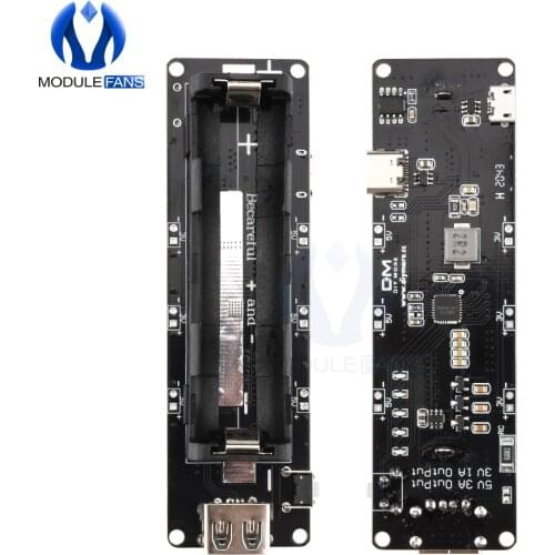 Two Voltage 18650/16340 Lithium Battery Shield V3 V8 Mobile Power Expansion Board Module 5V/3A 3V Micro USB Type-A For Arduino