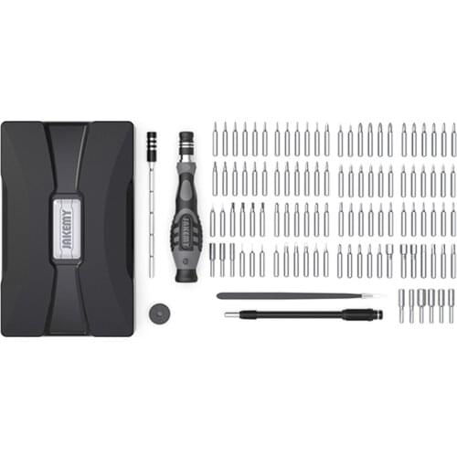 JAKEMY JM-8176 106 IN 1 Precision Screwdriver Set Torx Hex Slotted Phillips & More Bits Repair Tools CR-V Bits Screw Driver
