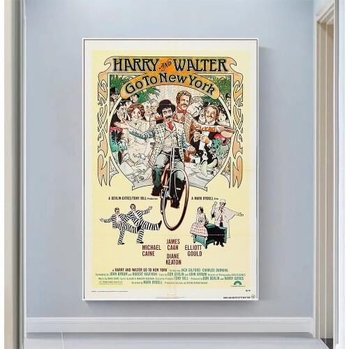 CP1014 Harry and Walter Go to New York Classic Hot Movie Print Silk Fabric Poster Indoor Wall Art Decor Gift