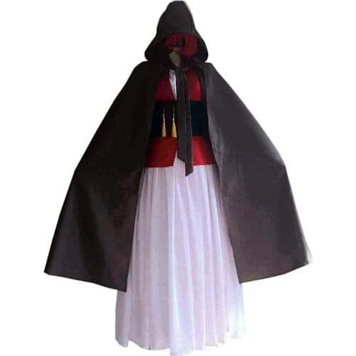 Yona of the Dawn Akatsuki no Yona Cosplay Costume full set costume+Cape+earring+wig