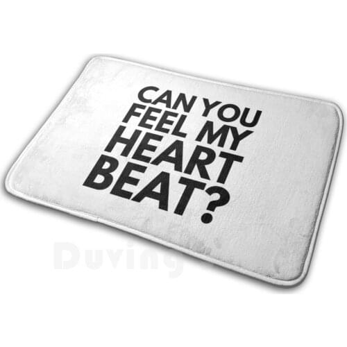 Can You Feel My Heart Beat Mat Rug Carpet Anti-Slip Floor Mats Bedroom Nick Cave Heart Music N Roll Concert Live Lyrics Legends