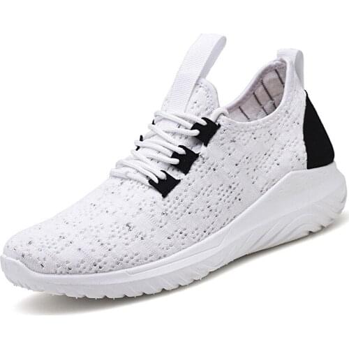 Sneakers Mens Heather Walking Shoes Sports Life Breathable Sneakers Light Comfort Sports Shoes Athletic Jogging Comfortable