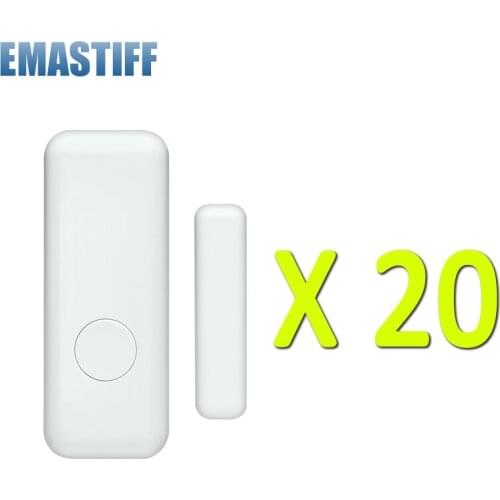 Hot Sale 20PCS MINI Door Window Sensor for 433MHz Alarm System Wireless Home GSM WIFI APP Remote Control Notification System