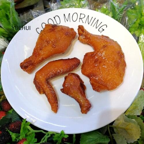 Simulated Food Model Orleans Roast Chicken Wings Roast Chicken Legs Shooting Props Decoration Plate Duck Legs Kitchen Ornaments