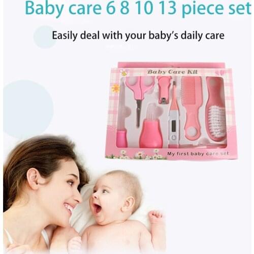 6/8/10pcs/set Baby Nail Scissors Clipper Portable Infant Child Healthcare Tools Sets Newborn Grooming Care Kits for Toddler Gift