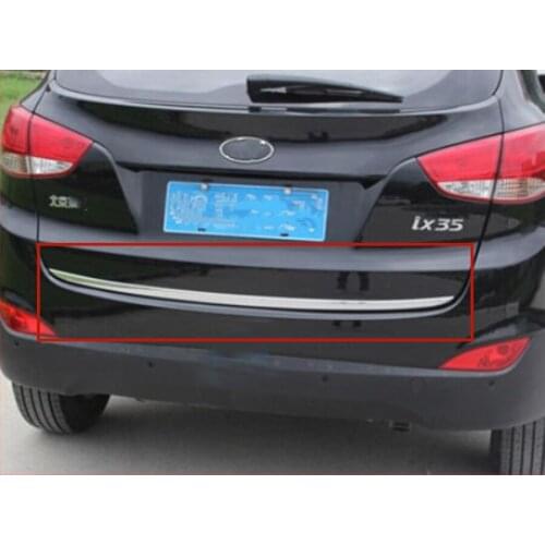 Stainless Steel For Hyundai ix35 2010-2017 Rear of car Door Sticker Tail door trim Car Styling Accessories