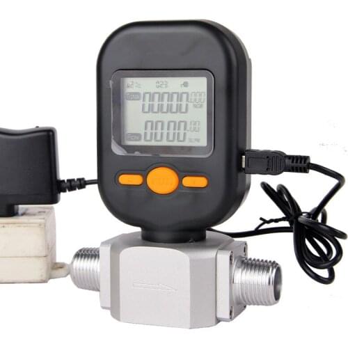 New Flow Meter Gas Air Oxygen Digital Display Nitrogen 0-200 L/Min (SLPM) MF5712 High Precision Protable Gas Flow Air Mass Meter